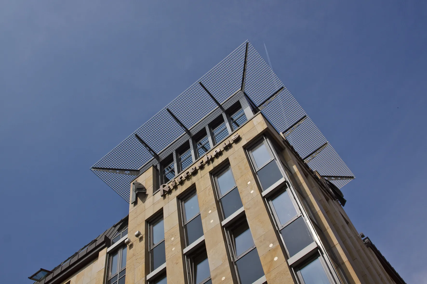 Fassade des Ritterhauses in Halle (Saale), in dem das FPZ Therapiezentrum liegt